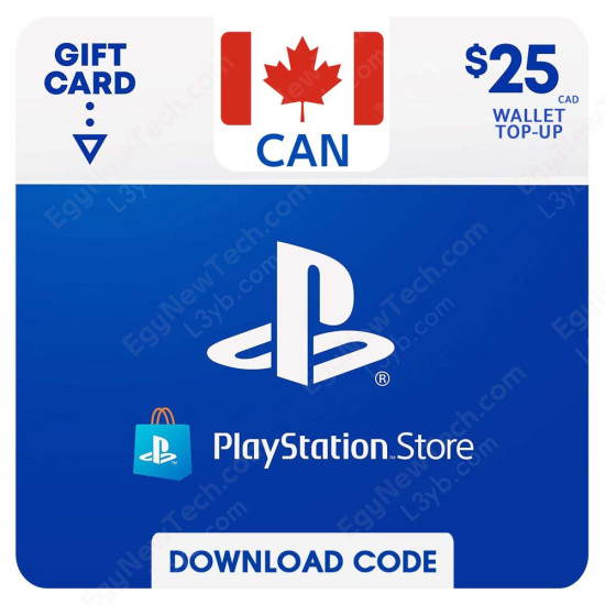 Playstation gift shop card canada $25